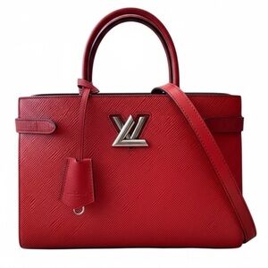 Louis Vuitton Twist Tote Red Epi Leather
